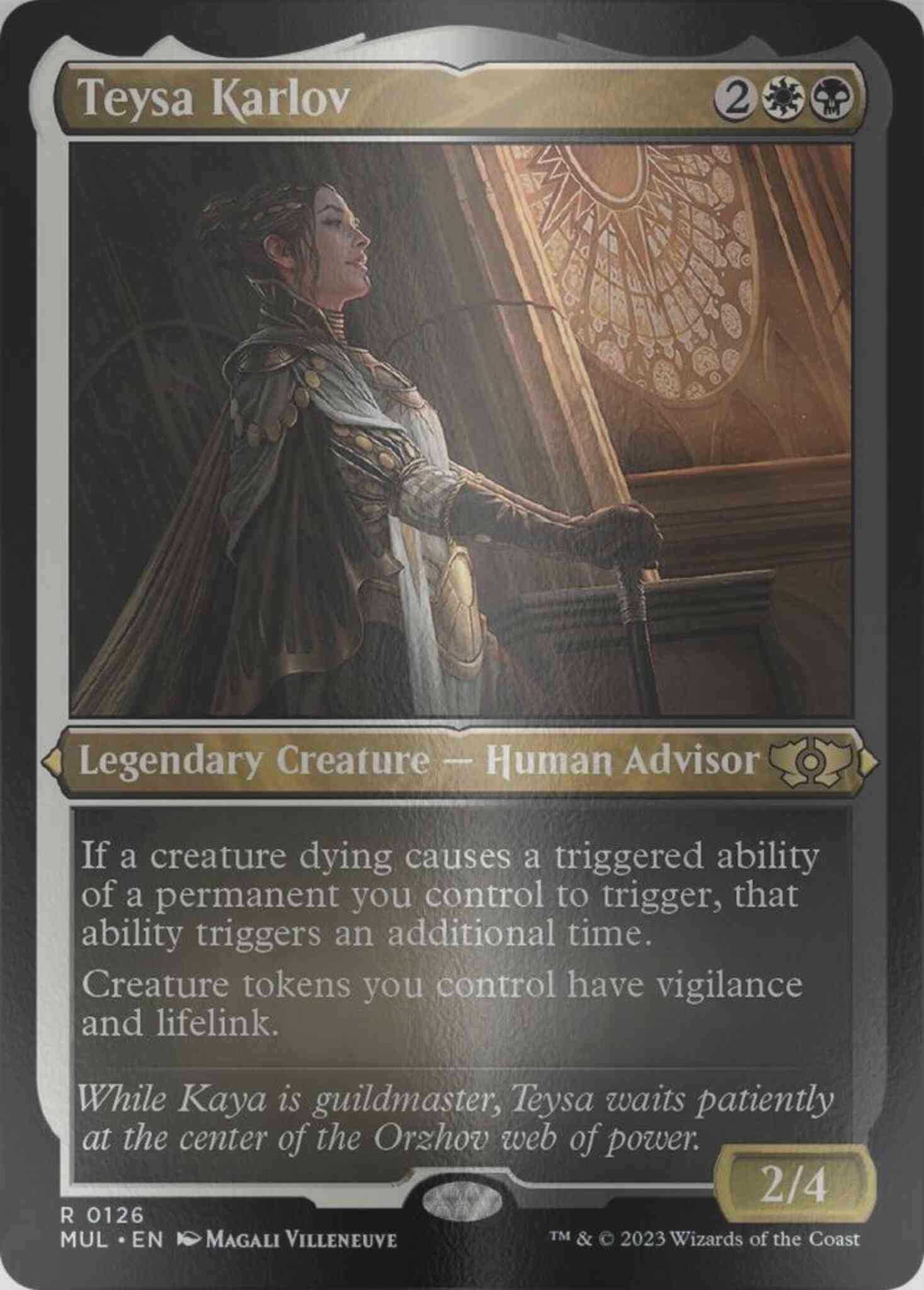 Teysa Karlov [126] [Multiverse Legends] [Etched Foil] – Face to