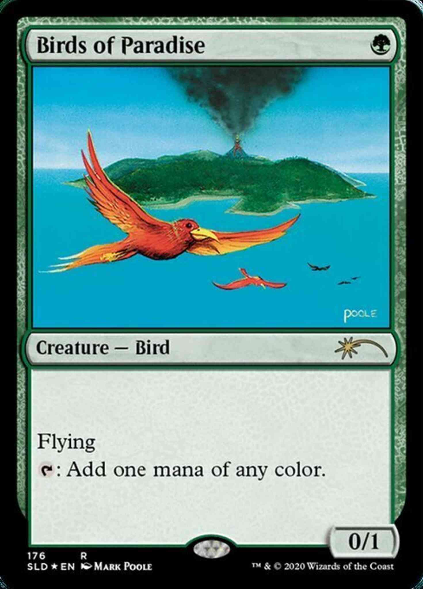 Birds of Paradise [0176] [Mark Poole] [Secret Lair Drop] [Non-Foil
