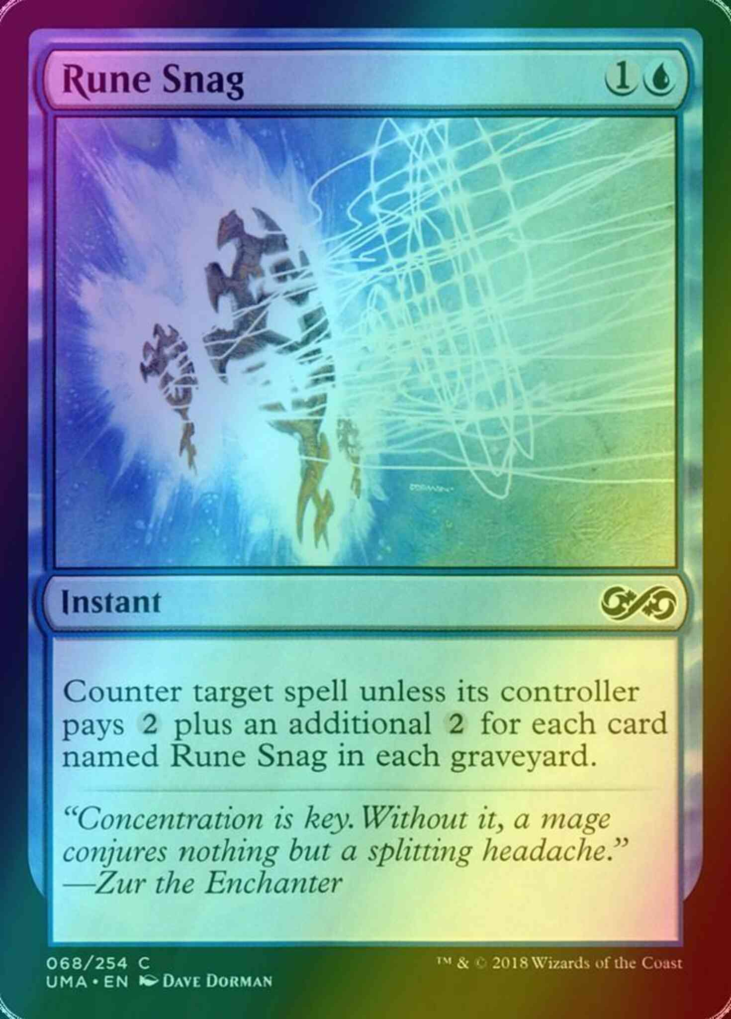 Rune Snag [68] [Ultimate Masters] [Foil] – Face to Face Games