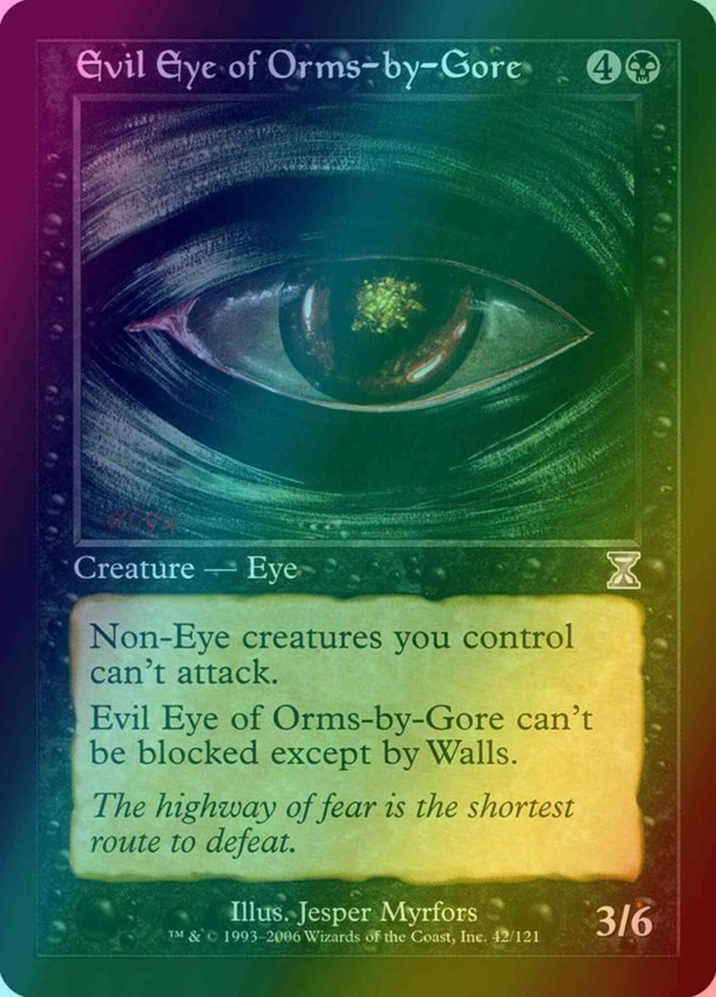 Evil Eye of Orms-by-Gore [42] [Time Spiral Timeshifted] [Foil] – Face to  Face Games