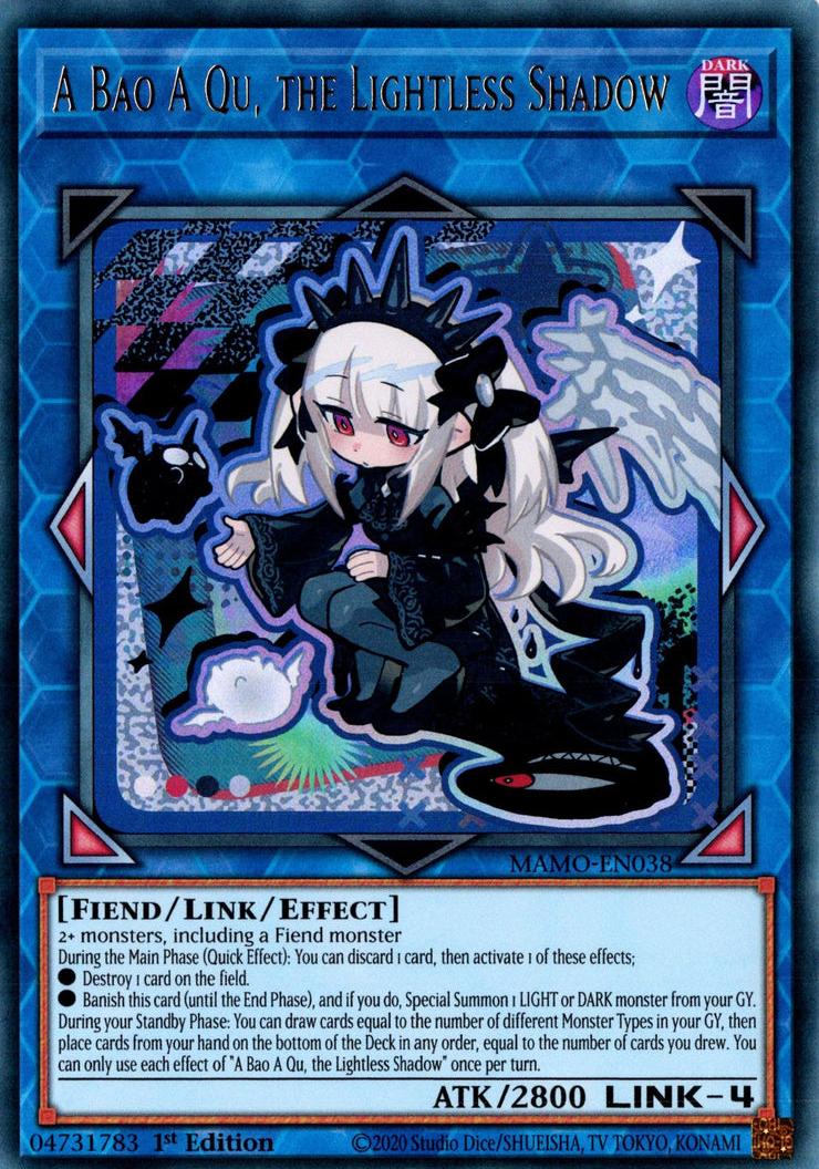 A Bao A Qu, the Lightless Shadow - MAMO-EN038 - Ultra Rare - 1st Edition