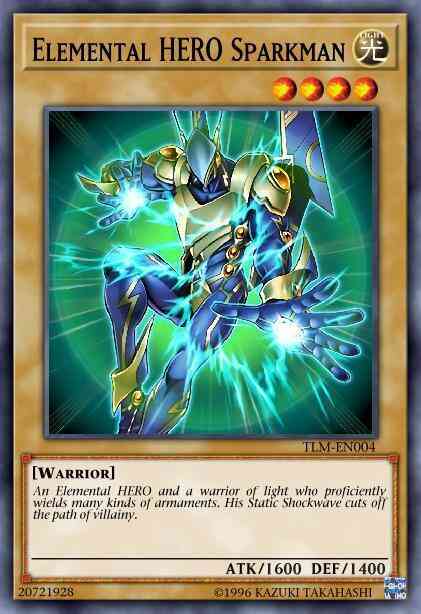 Elemental HERO Sparkman - MF03-EN004 - Normal Parallel Rare - Limited