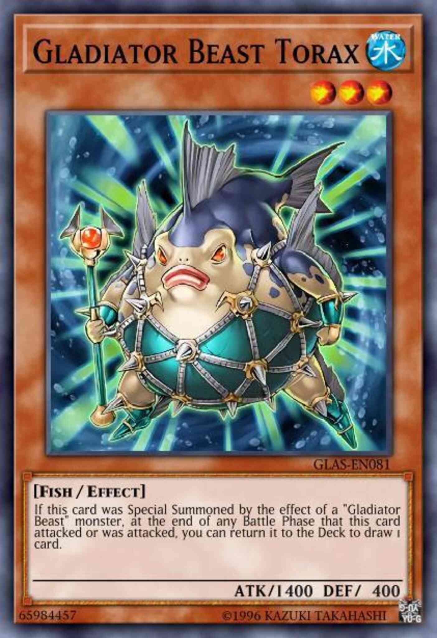 Gladiator Beast Torax - GLAS-EN081 - Ultimate Rare - Unlimited