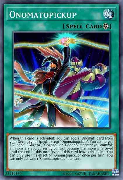 Onomatopickup - LED6-EN037 - Rare - 1st Edition