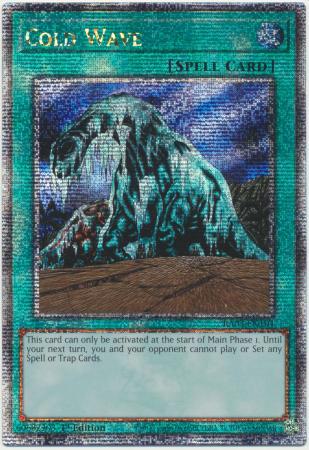 Cold Wave - RA03-EN104 - Quarter Century Secret Rare - 1st Edition