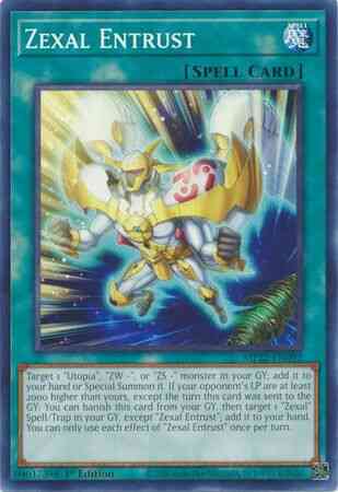 Zexal Entrust - MP22-EN092 - Common - 1st Edition