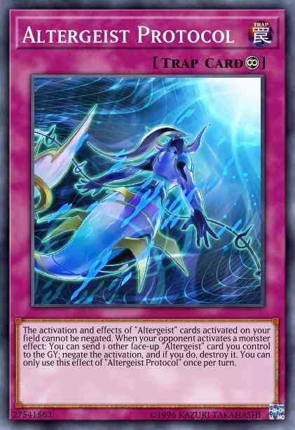 Altergeist Protocol - MP18-EN151 - Super Rare - 1st Edition