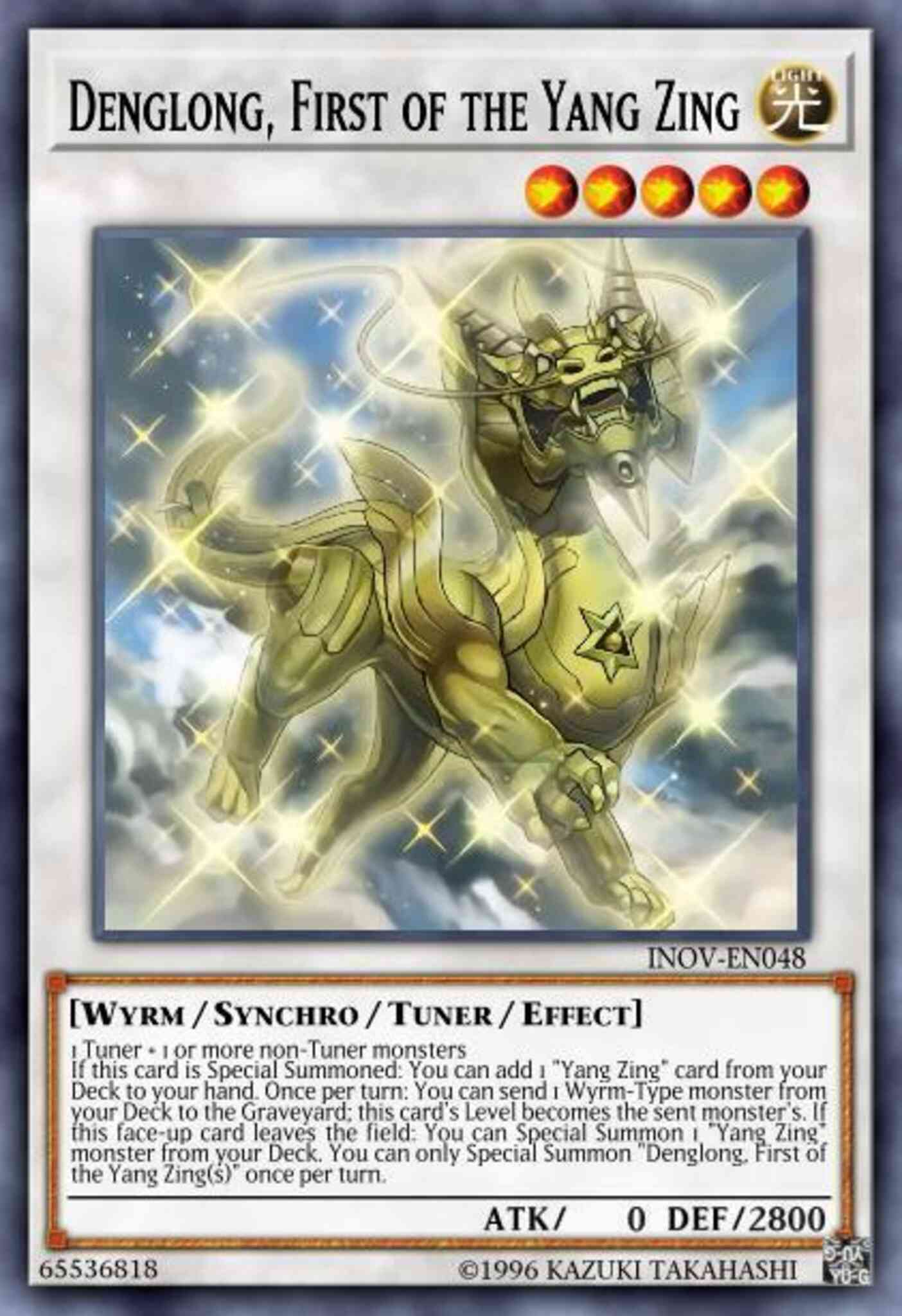 Denglong, First of the Yang Zing - INOV-EN048 - Ultra Rare - 1st Edition