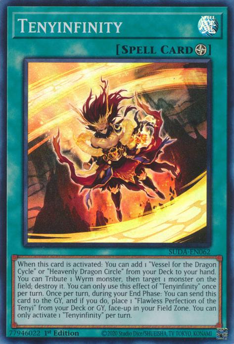 Tenyinfinity - SUDA-EN062 - Super Rare - 1st Edition