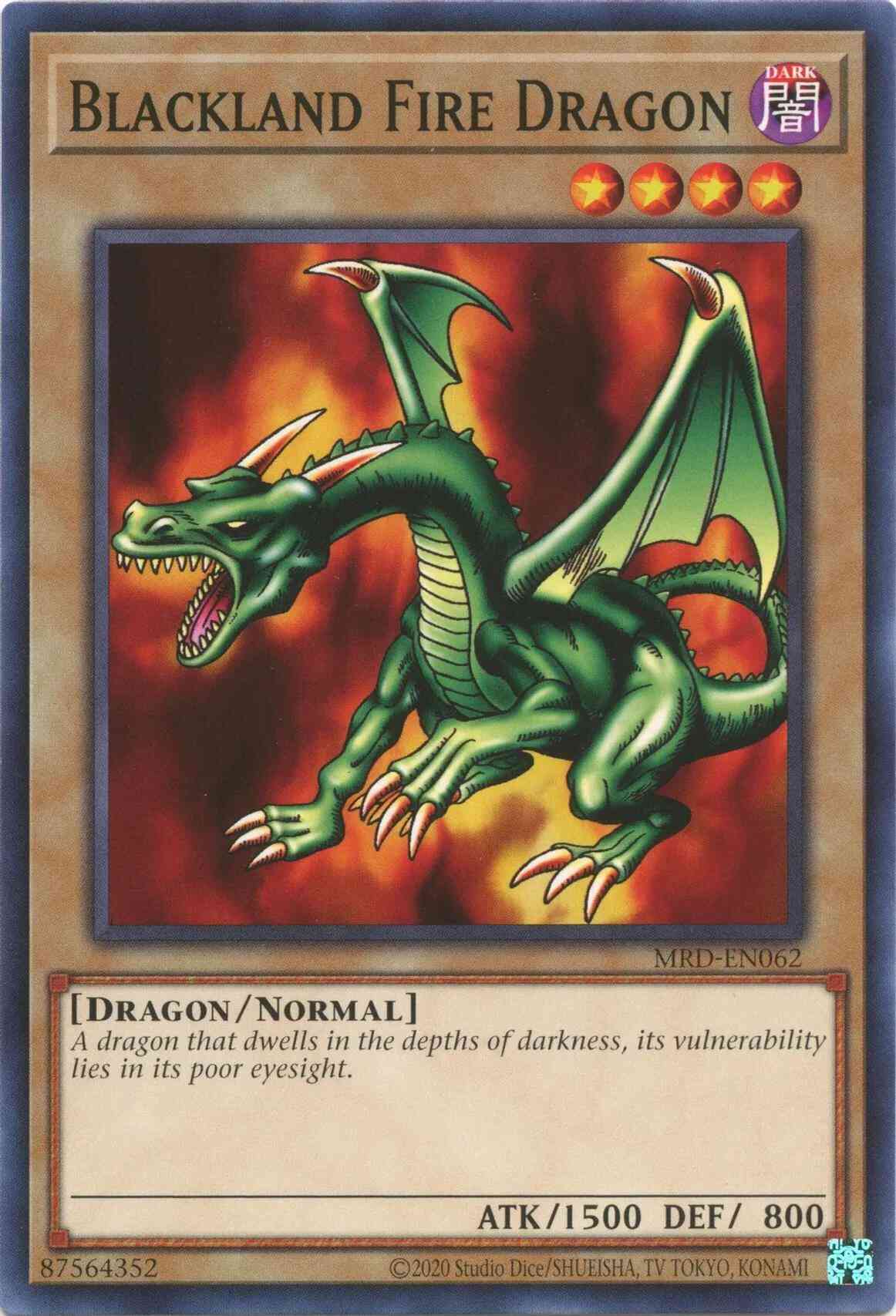 Blackland Fire Dragon - 25th Anniversary - MRD-EN062 - Common - Unlimited