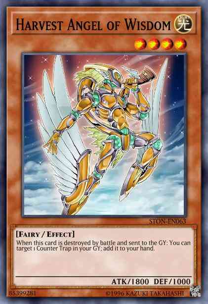 Harvest Angel of Wisdom - STON-EN063 - Secret Rare - 1st Edition