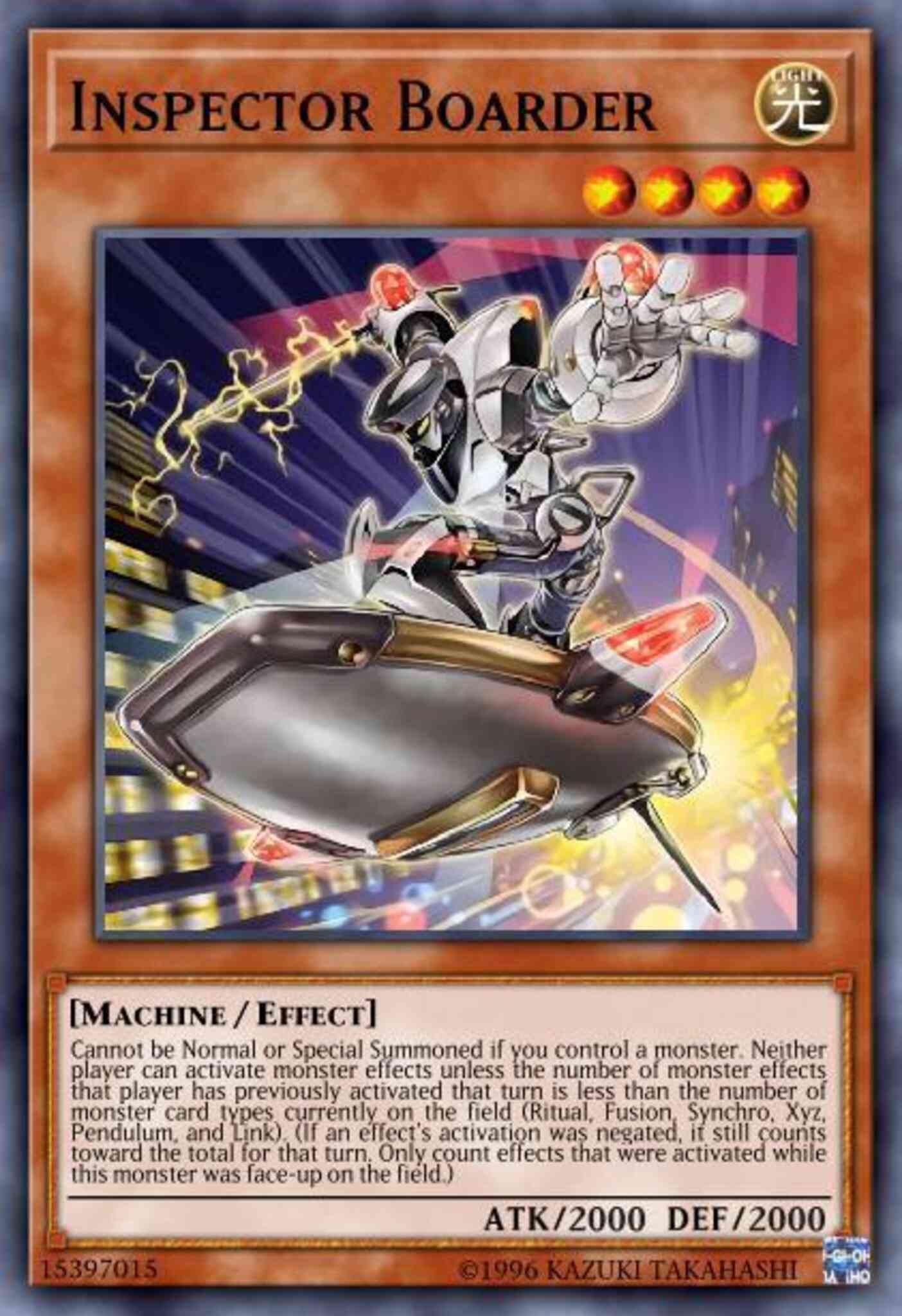Inspector Boarder - EXFO-EN035 - Secret Rare - Unlimited
