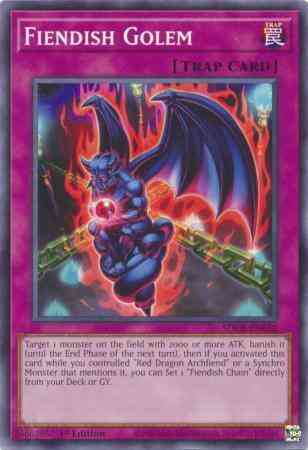 Fiendish Golem - SDCK-EN032 - Common - 1st Edition