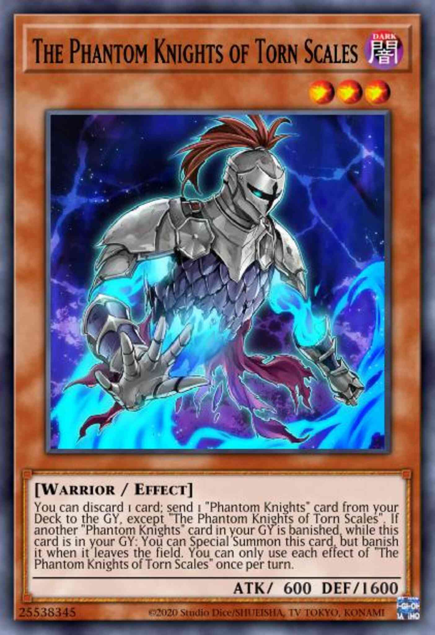 The Phantom Knights of Torn Scales - PHRA-EN003 - Secret Rare - 1st Edition