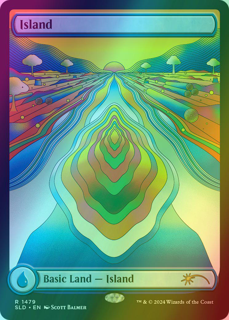 Island [1479] [Full Art] [The Strange Sands] [Secret Lair Drop