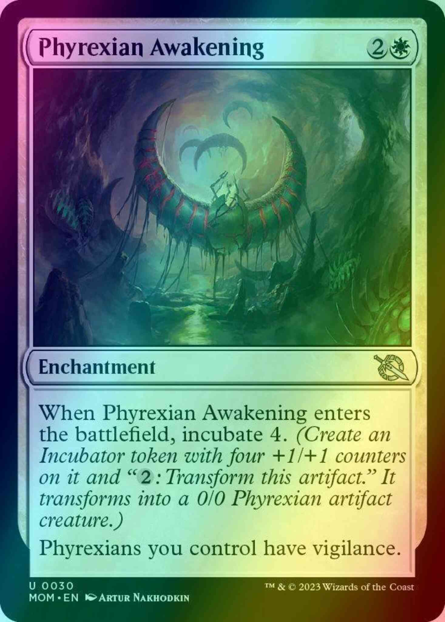 マジック：ザ・ギャザリング Phyrexian FavesTraditionalnonFoilEdition Phyrexian Awakening [30] [March of the Machine] [Foil] – Face to