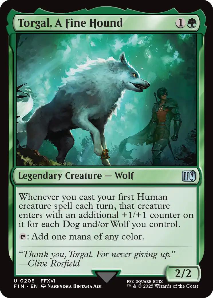 Torgal, A Fine Hound [208] [FINAL FANTASY] [Non-Foil] – Face to