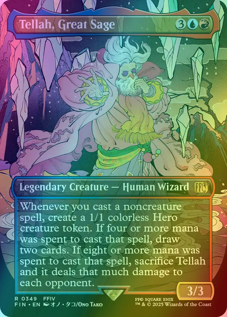 Tellah, Great Sage [349] [Borderless] [FINAL FANTASY] [Foil] – Face to Face  Games