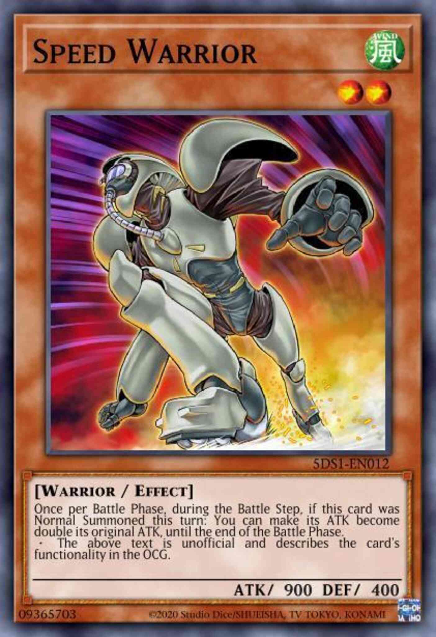 Speed Warrior - DP08-EN002 - Common - 1st Edition