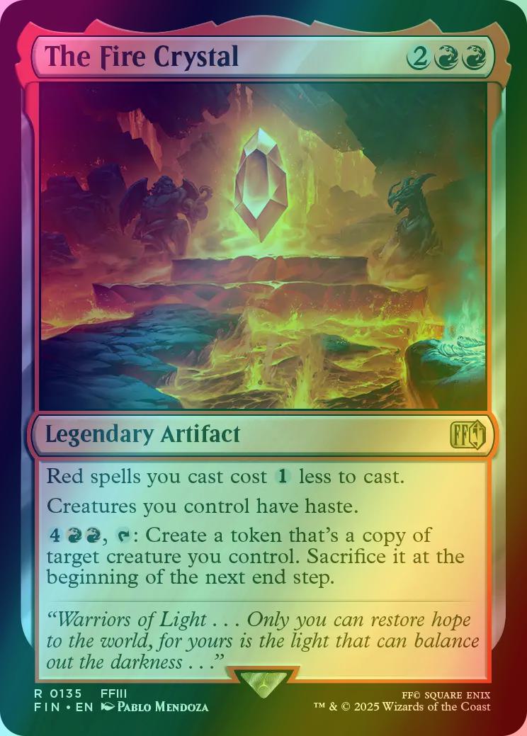 The Fire Crystal [135] [FINAL FANTASY] [Foil] – Face to Face Games