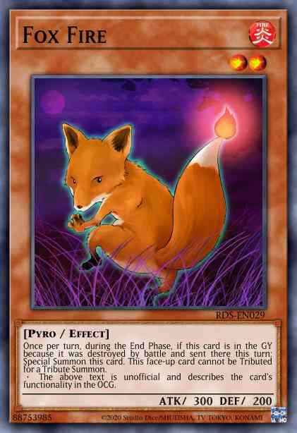 Fox Fire - SD3-EN013 - Common - 1st Edition