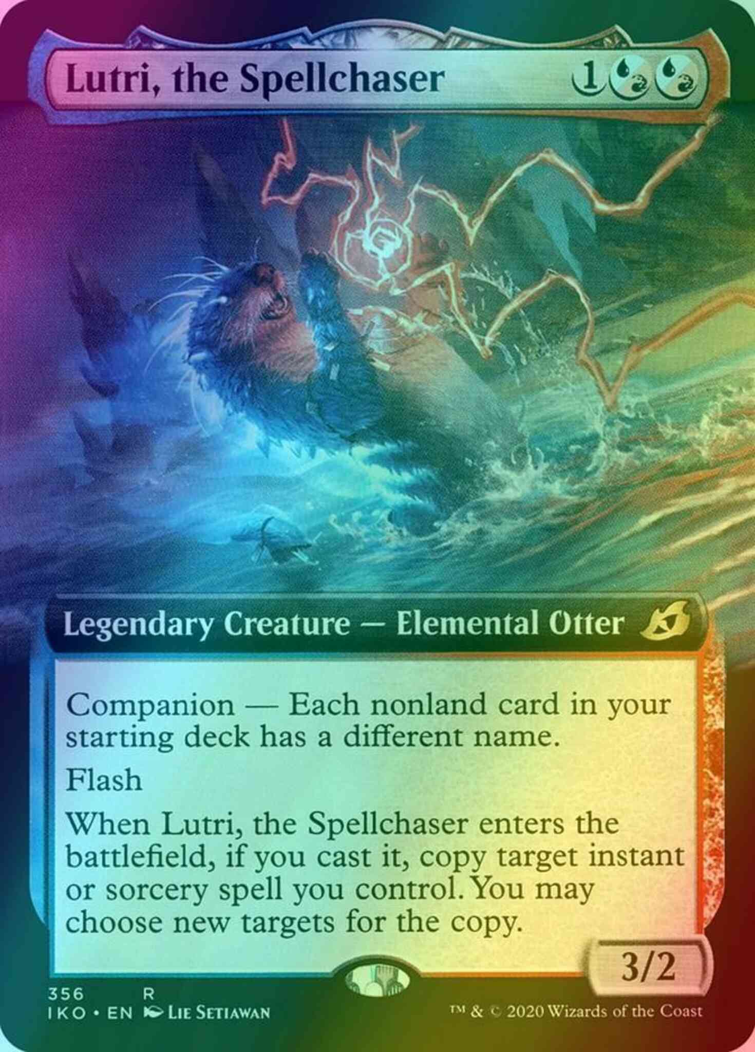 Lutri, the Spellchaser [356] [Extended Art] [Ikoria: Lair of Behemoths]  [Foil] – Face to Face Games