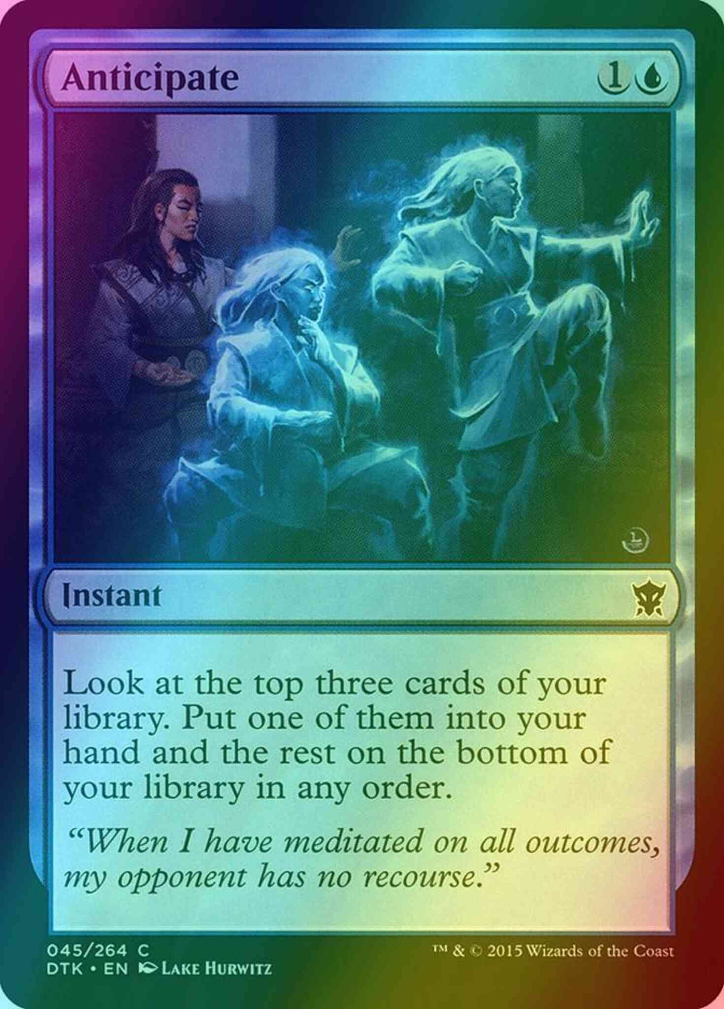 Anticipate [45] [Dragons Of Tarkir] [Foil] – Face to Face Games