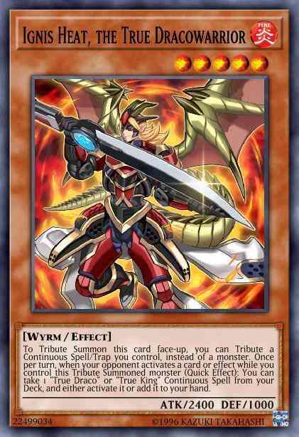 ignis mtg card Ignis Heat, the True Dracowarrior - MACR-EN021 - Ultra Rare