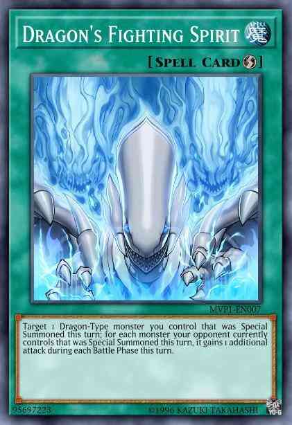 Dragon's Fighting Spirit - MVP1-ENS07 - Secret Rare - 1st Edition