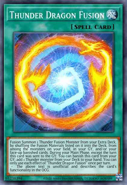 Thunder Dragon Fusion - SOFU-EN060 - Ultra Rare - 1st Edition