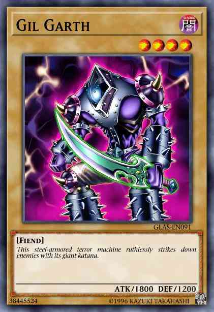 Gil Garth - GLAS-EN091 - Secret Rare - 1st Edition