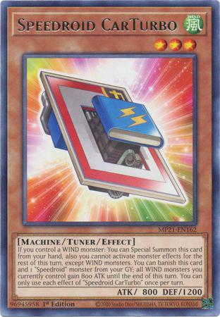 Speedroid CarTurbo - MP21-EN162 - Rare - 1st Edition