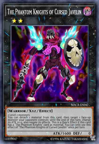 The Phantom Knights of Cursed Javelin - MACR-EN042 - Super Rare - Unlimited