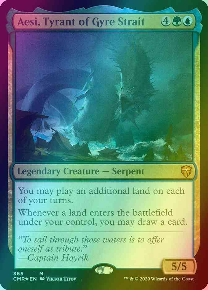 Aesi, Tyrant of Gyre Strait [365] [Commander Legends] [Foil] – Face to Face Games
