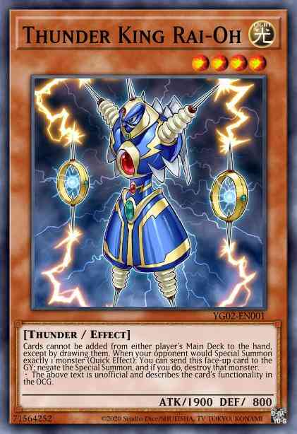 Thunder King Rai-Oh - PGLD-EN075 - Gold Rare - 1st Edition