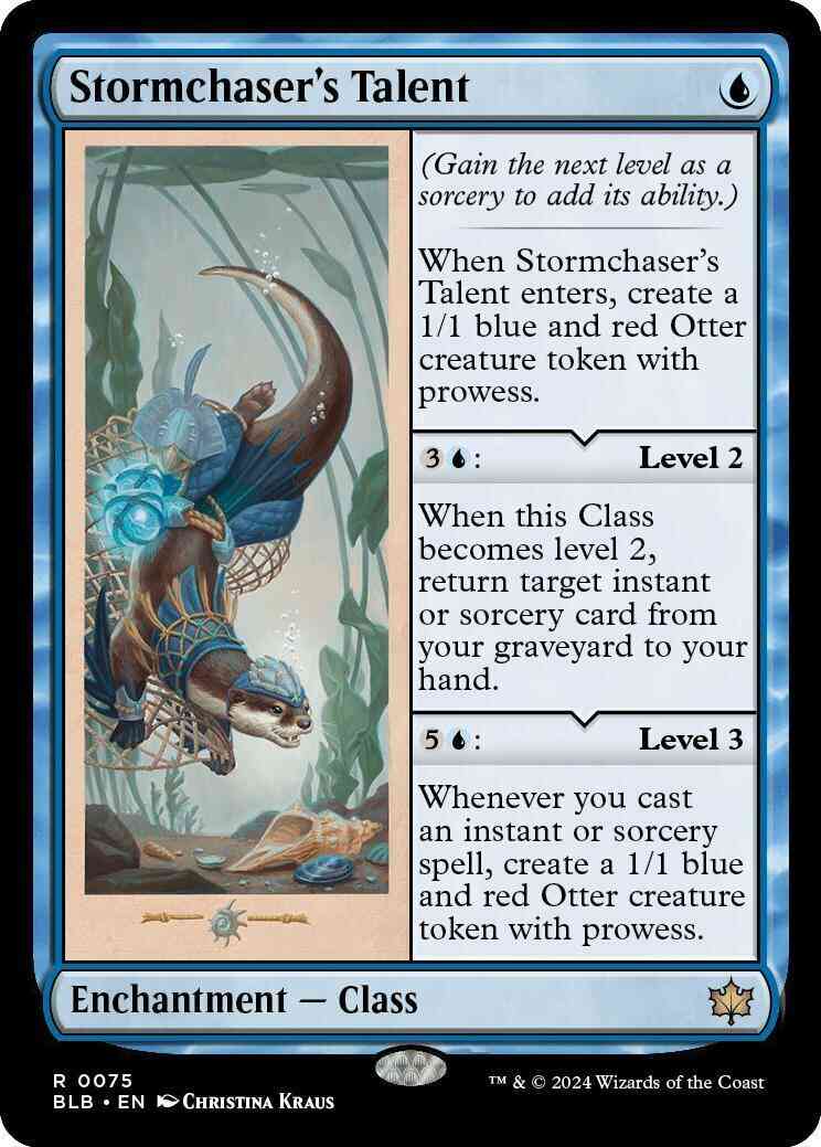 MTG 嵐追いの才能/Stormchaser's Talent 4枚セット Stormchaser's Talent [75] [Bloomburrow] [Non-Foil] – Face to Face