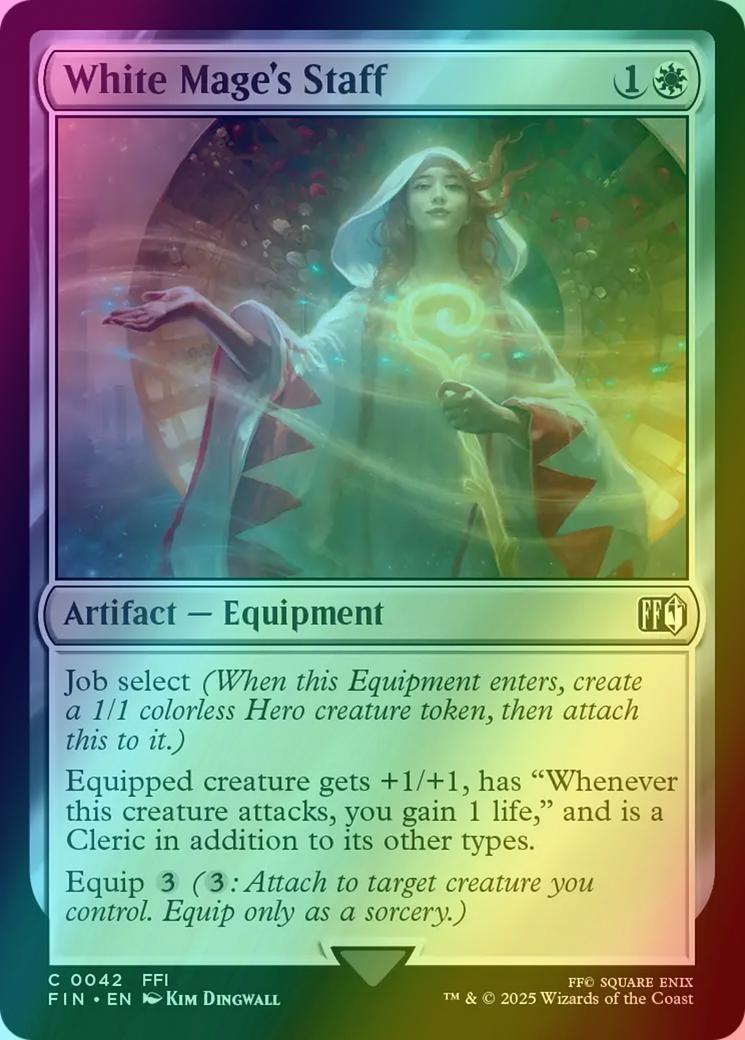 White Mage's Staff [42] [FINAL FANTASY] [Foil] – Face to Face Games