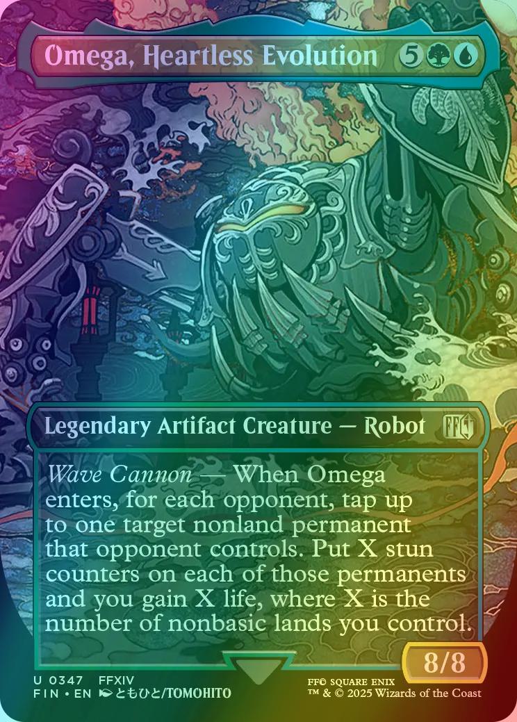 Omega, Heartless Evolution [347] [Borderless] [FINAL FANTASY] [Foil] – Face  to Face Games