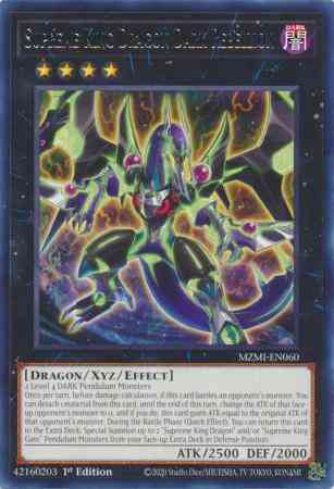 Supreme King Dragon Dark Rebellion - MZMI-EN060 - Rare - 1st Edition