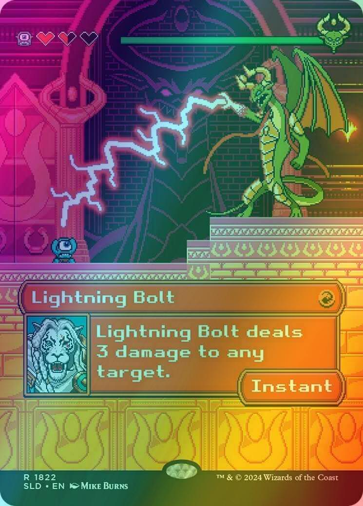 Lightning Bolt [1822] [Borderless] [Extra Life 2024] [Secret Lair