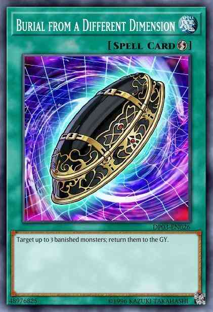 Burial from a Different Dimension - SR04-EN025 - Common - Unlimited