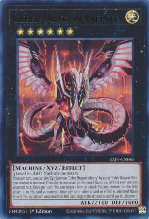 Cyber Dragon Infinity - RA04-EN068 - Ultra Rare - 1st Edition