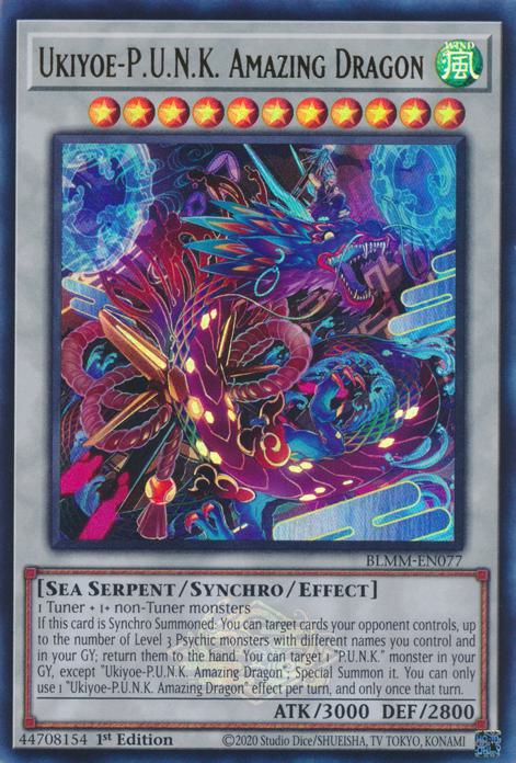 Ukiyoe-P.U.N.K. Amazing Dragon - BLMM-EN077 - Ultra Rare - 1st Edition