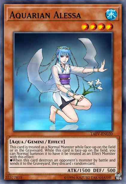 Aquarian Alessa - TAEV-EN020 - Super Rare - Unlimited