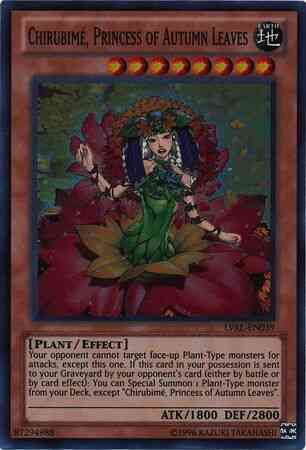 Chirubimé, Princess of Autumn Leaves - LVAL-EN039 - Super Rare - 1st Edition
