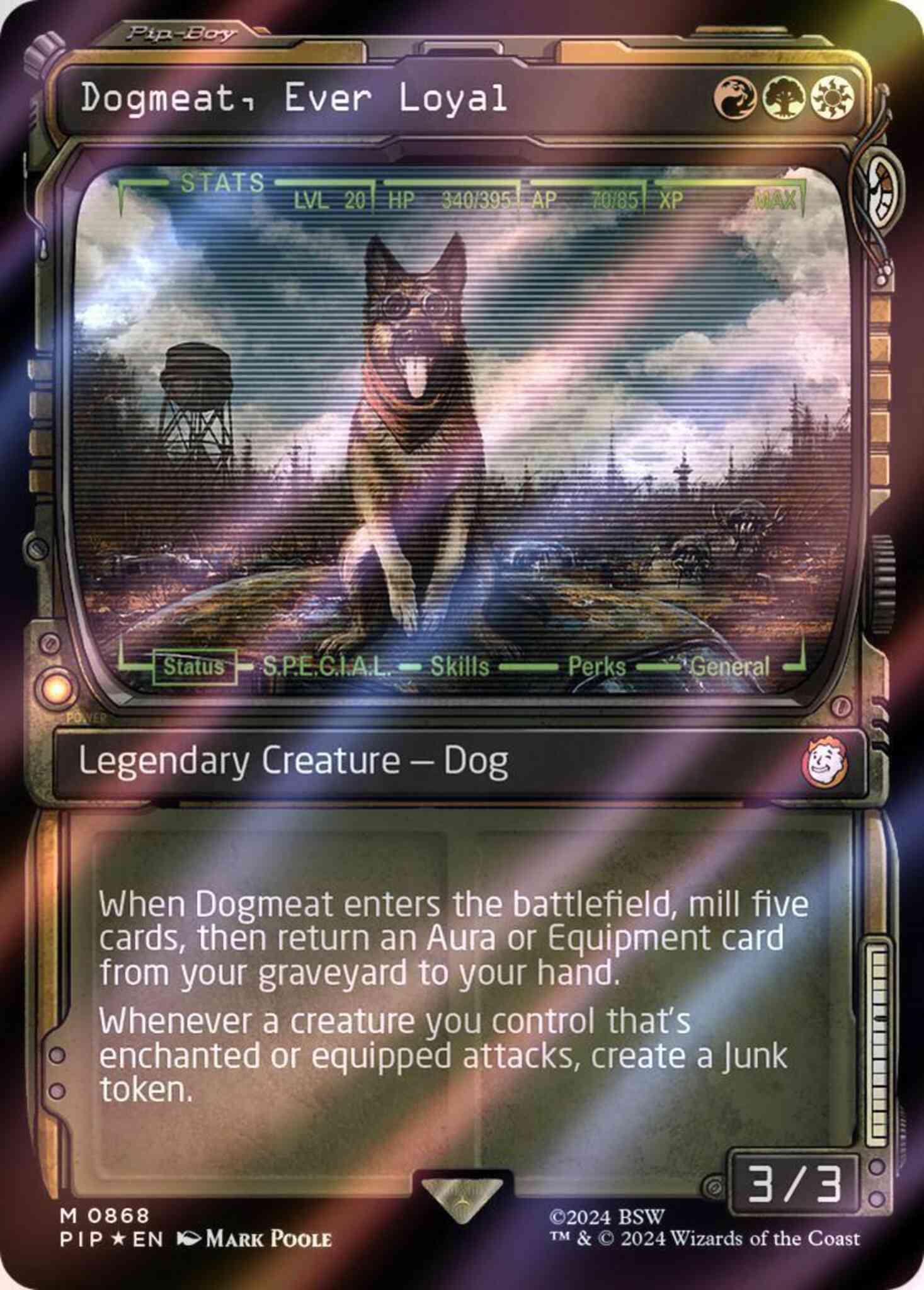 Dogmeat, Ever Loyal [868] [Pip-Boy Showcase] [Fallout] [Surge Foil] – Face  to Face Games