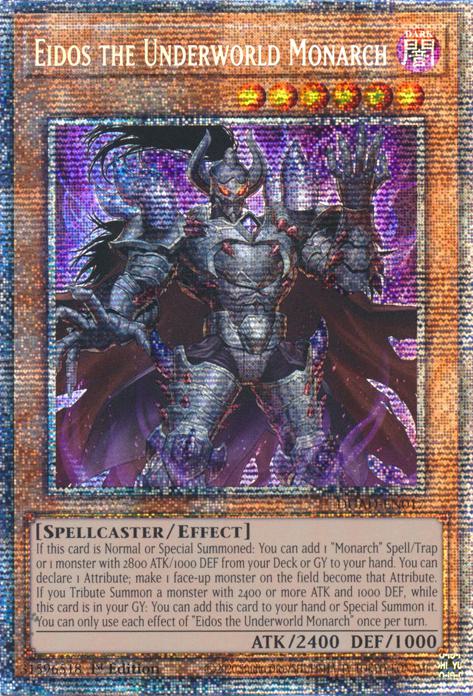 Eidos the Underworld Monarch - DUAD-EN017 - Starlight Rare - 1st Edition