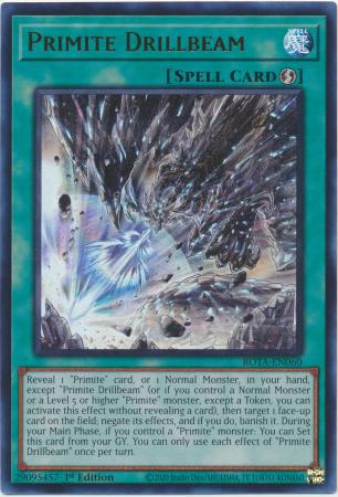 Primite Drillbeam - ROTA-EN060 - Ultra Rare - 1st Edition