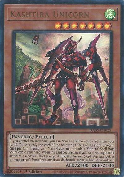 Kashtira Unicorn - RA05-EN025 - Ultra Rare - 1st Edition