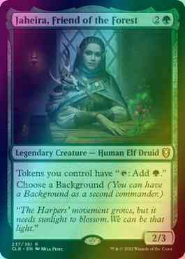 jaheira mtg card Jaheira, Friend of the Forest [237] [Commander Legends: Battle for Baldur's  Gate] [Foil] – Face to Face Games